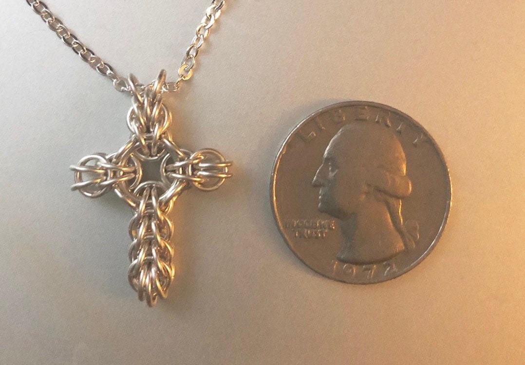 Sterling Silver Full Persian Cross