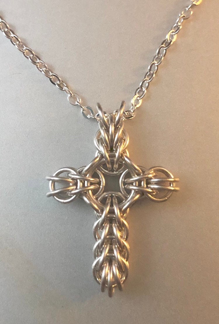 Sterling Silver Full Persian Cross