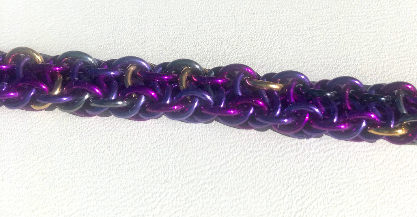 Chainmaille Vipera Berus bracelet