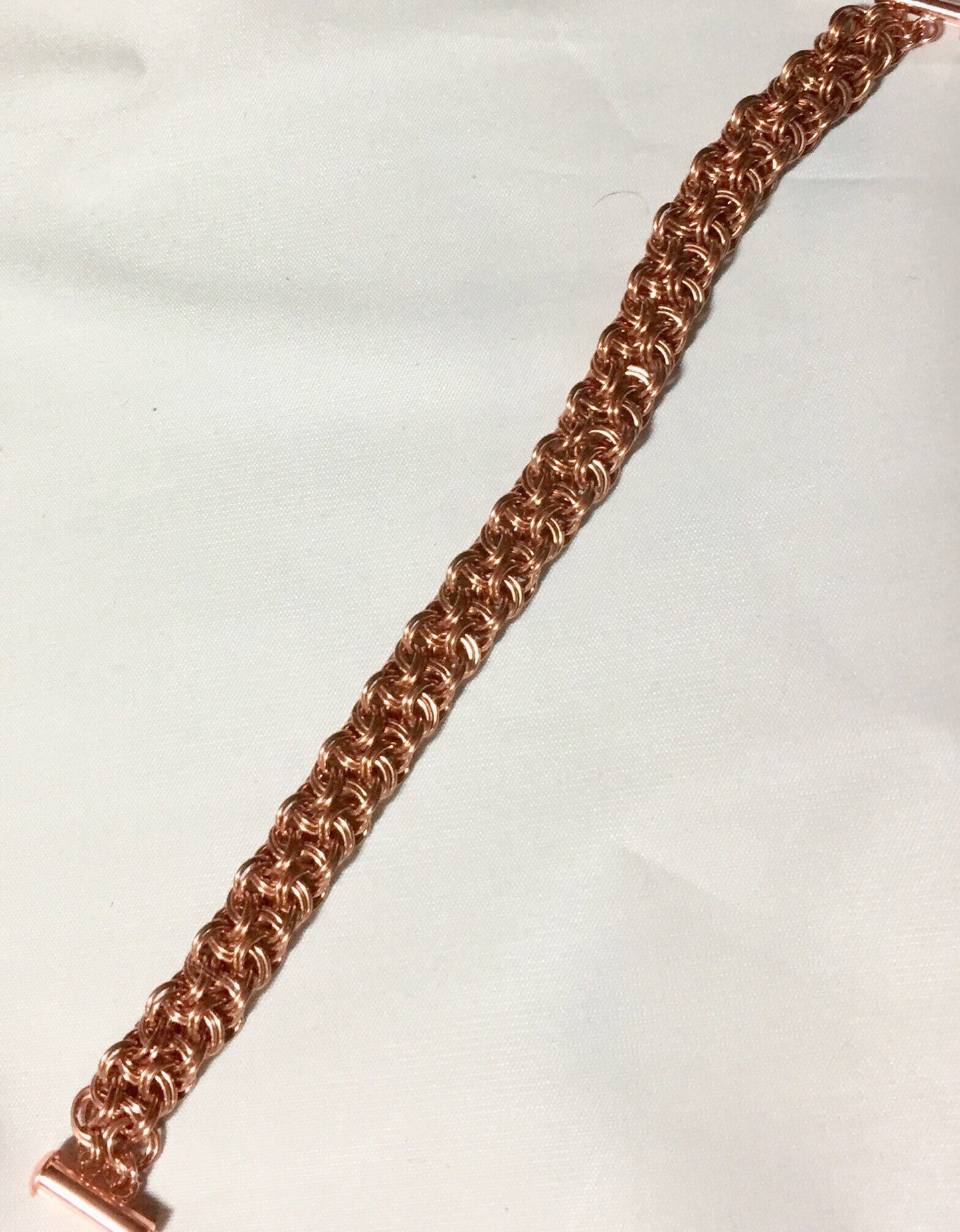 Chainmaille  copper Kinged Vipera Berus bracelet